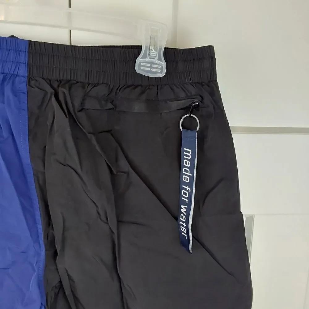 Everest Isles Trunks Colorblock Blk/Navy Sz XL